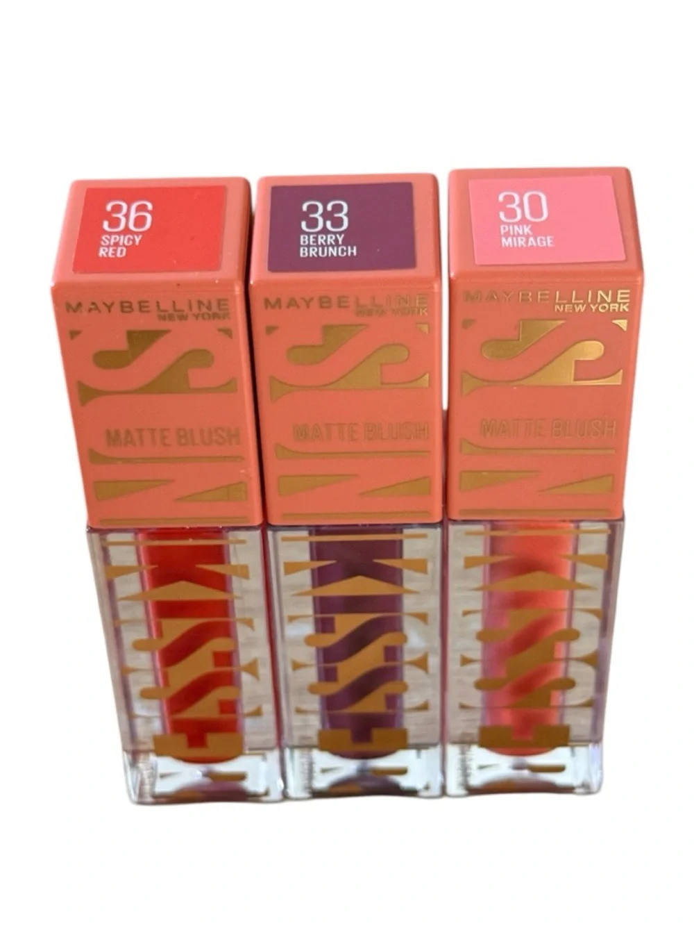 Sunkissed Radiance Maybelline Sunkisser Hazy Matte Liquid Blush Trio 36, 33, 30